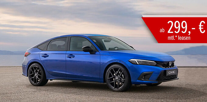 Performance und hohe Fahrdynamik ab Monatlich 299,-€* Civic